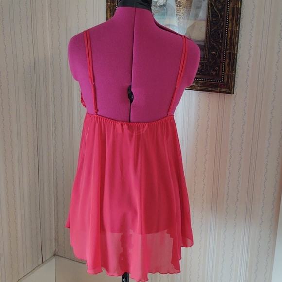 Victoria's Secret Red Adjustable Straps Nightie Set XS - Picture 2 of 12